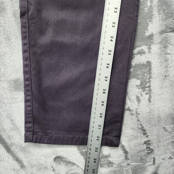 NEW Hawks Bay Pants Mens 38/32 Gray Charcoal Chino Stretch Twill Straight Slim - Picture 12 of 14